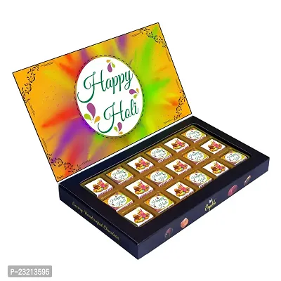 Expelite Holi Gifts Chocolate | Happy Holi Chocolate Box, Holi Special Celebration Gift Hamper (400 g)-thumb2