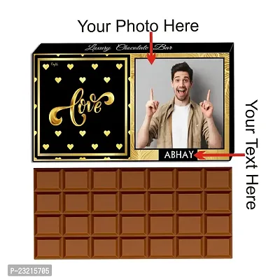 Expelite Personalised Love Chocolate gift bar online - 100 grams-thumb2
