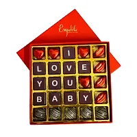 Expelite Personalised Valentines Day Gift/I Love You Baby Chocolate Box Chocolate Gift Pack-thumb3