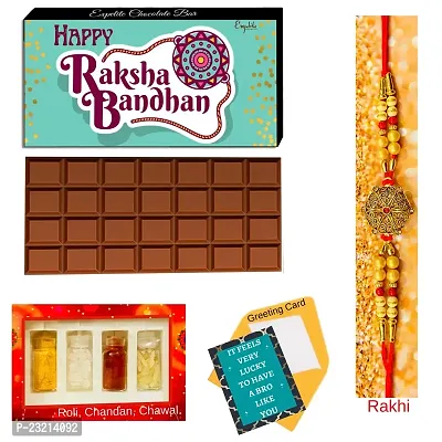 Expelite Rakhi Return Gifts For Sister -Chocolate Gift For Rakhi With Rakhi Combo