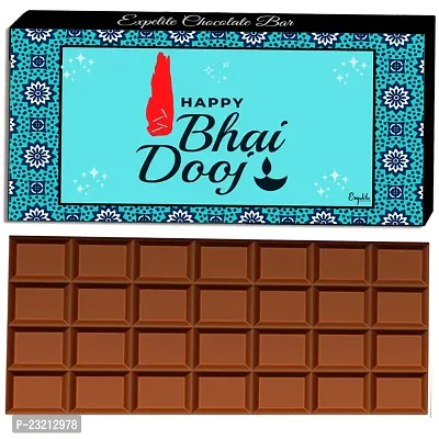 Expelite Happy Bhai Dooj Chocolate Gift Online -100 Grams Bhai Dooj Chocolate Gift Box