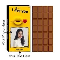 Expelite Personalised I Love you Chocolate gift box - 100 grams Chocolate gift for wife-thumb1