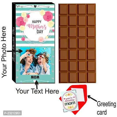 Expelite Personalised Mothers Day Chocolate and Greetings Gifts for Wife Online 100 Grams-thumb2