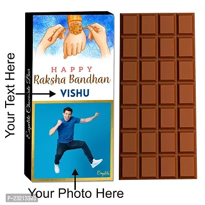 Expelite Personalised Raksha Bandhan Chocolate Gift For Bhai - Rakhi Gifts Siblings-thumb2