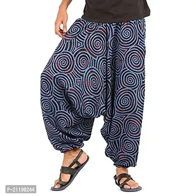 Buy Women's Cotton Block Print Loose Fit Afghani Harem/dhoti Pants  (multicolour, Free Size), 10xl Online In India At Discounted Prices