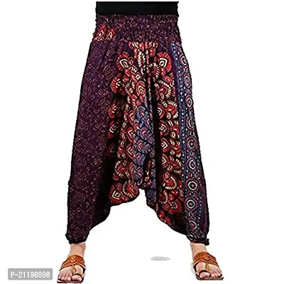 Buy CO COLORS Women Maroon Woven Cotton Harem Pants Online at Best Prices  in India - JioMart.