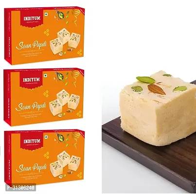 Indiyum Soan Papdi 400g pack of 3-thumb0