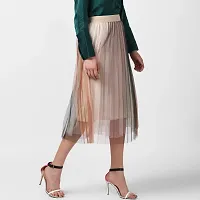 StyleStone Women's Multi-Colored Pleated Skirt (3543PleatMulti)-thumb3