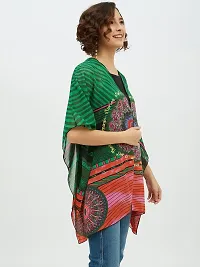 Stylish Multicolor Polyester Printed Shrugs For Women-thumb4