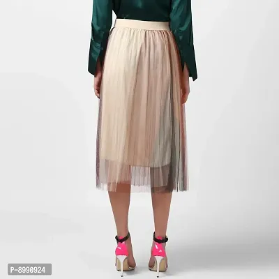 StyleStone Women's Multi-Colored Pleated Skirt (3543PleatMulti)-thumb2
