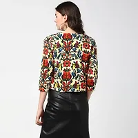 Stylish Multicolor Polyester Printed Shrugs For Women-thumb1
