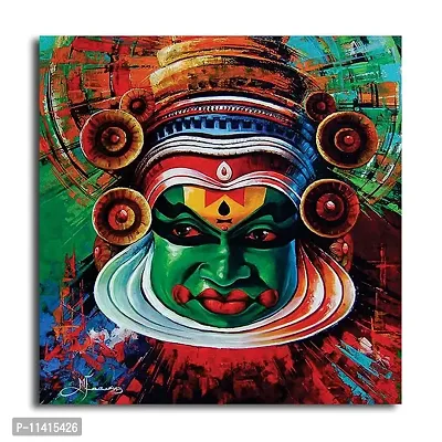 PIXELARTZ Canvas Painting - Kathakali - Without Frame