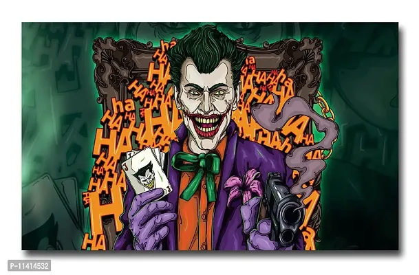 PIXELARTZ Movie Wall Poster - Joker Artwork Poster - 35 Inch X 23 Inch