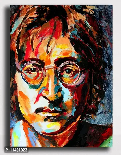Pixel Artz Canvas Painting - John Lennon - Music Legend-thumb0