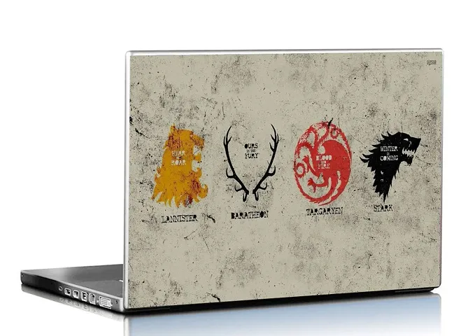 PIXELARTZ Laptop Skins Game of Thrones TV Series 15.6 Inches Laptop Skins/Stickers for Dell-Lenovo-Acer-HP