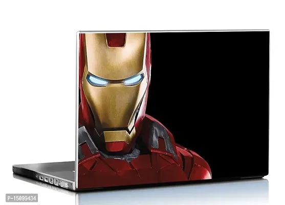 PIXELARTZ Laptop Skin Iron Man HD Quality 15.6 Inches (7075)