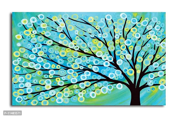 PIXELARTZ Canvas Painting - Abstract Painting Tree