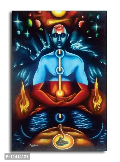 PIXELARTZ Canvas Painting - Spiritual Power - Without Frame