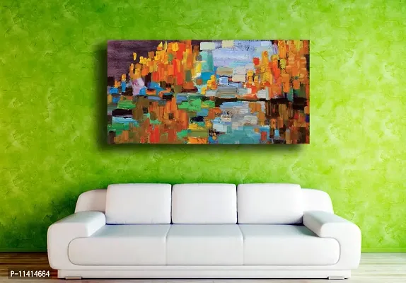 PIXELARTZ Canvas Painting - Summer Spring - Nature Canvas Art - Modern Art Paintings - Paintings for Home Decor - Paintings for Drawing Room - Wall Paintings for Bedroom - Paintings for Living Room - Canvas Paintings for Wall - Without Frame.-thumb2