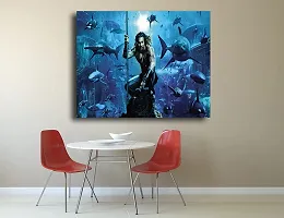 PIXELARTZ Movie Wall Poster - Aquaman Movie Poster - 35 Inch X 23 Inch-thumb1