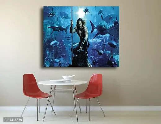 PIXELARTZ Movie Wall Poster - Aquaman Movie Poster - 35 Inch X 23 Inch-thumb2