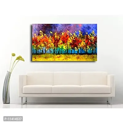 PIXELARTZ Canvas Painting Landscape Modern Art Painting for Home Decor ( Without Frame )-thumb2