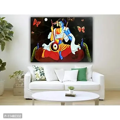 PIXELARTZ Canvas Painting - Radha Krishna - Entwined - Relgious Canvas Art-thumb2