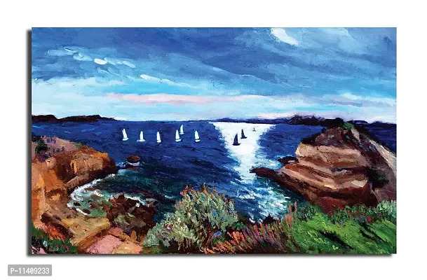 PIXELARTZ Canvas Painting - Seascape