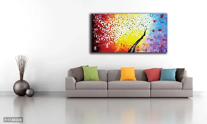 PIXELARTZ Canvas Painting - Tree of Radiance - Floral - Still Life-thumb2