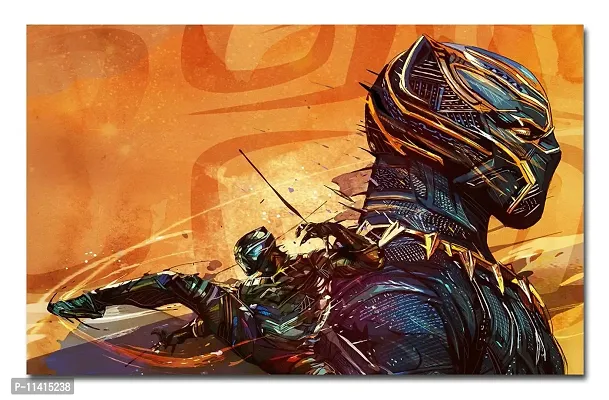 PIXELARTZ Wall Poster - Panther Fan Art - 35 Inch X 23 Inch