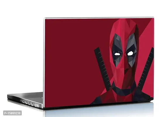 PIXELARTZ Deadpool Polygon Skin for 15.6 inches Laptops