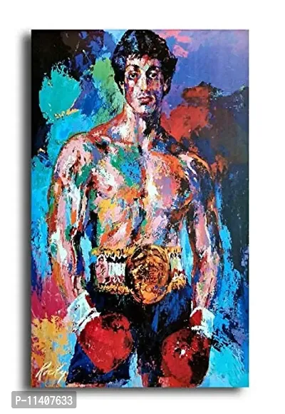 PIXELARTZ Canvas Painting - Rocky - Sylvester Stallone - Abstract - Movie Canvas