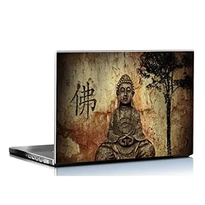 PIXELARTZ Laptop Skin Lord Buddha - 15.6 Inches (3039)