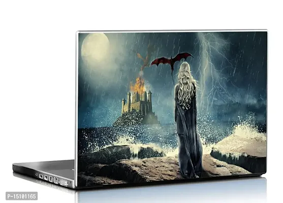 PIXELARTZ Laptop Skins Game of Thrones TV Series 15.6 Inches Laptop Skins/Stickers for Dell-Lenovo-Acer-HP (3011)