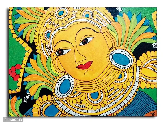 PIXELARTZ Canvas Painting - Kerala Mural Painting III-thumb0