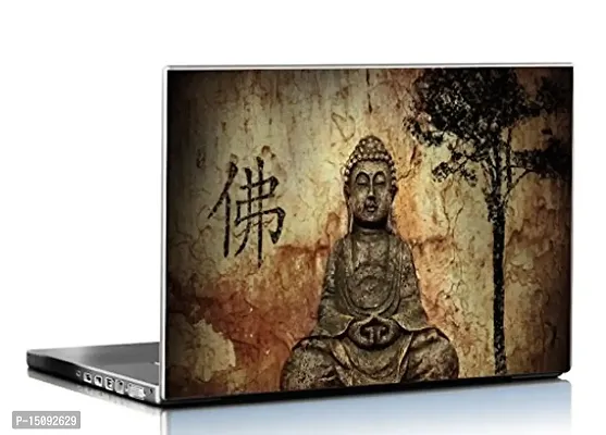 PIXELARTZ Laptop Skin Lord Buddha - 15.6 Inches (3039)-thumb0