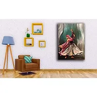 PIXELARTZ Canvas Painting Khathak Dancer Modern Art Painting for Home Decor ( Without Frame )-thumb1