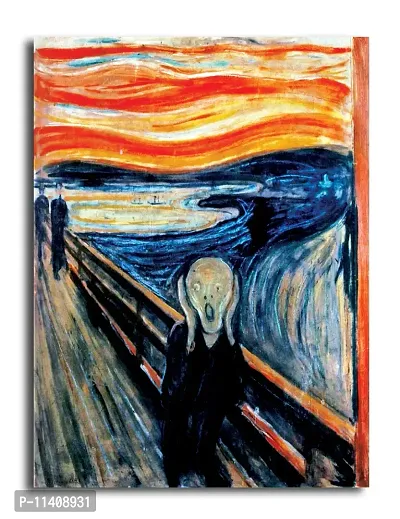 PIXELARTZ Canvas Painting - The Scream - Edvard Munch - Without Frame