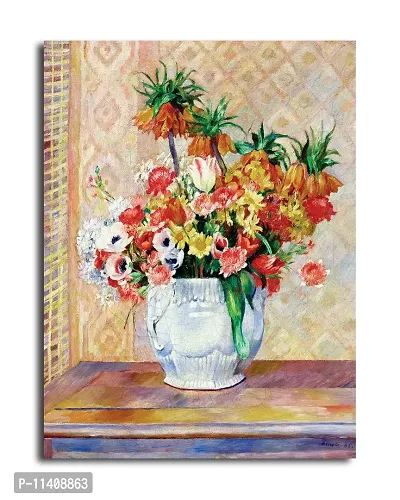 PIXELARTZ Canvas Painting - Pierre-Auguste Renoir - Still Life - Without Frame