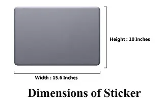 PIXELARTZ Vinyl Laptop Skins/Stickers 15.6 X 10 X 0.01 Inches, Black-thumb1
