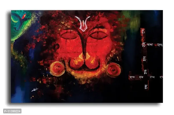 PIXELARTZ Canvas Painting - Hanuman Religious Art