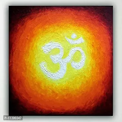 PIXELARTZ Canvas Painting - Om Shanti - Spritual Healing-thumb0