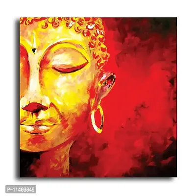 PIXELARTZ Canvas Painting - Buddha - Acrylic Painting-thumb0