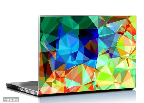 PIXELARTZ Laptop Skins Abstract Geometric Pattern 15.6 Inches Laptop Skins/Stickers for Dell-Lenovo-Acer-HP (5040)-thumb0