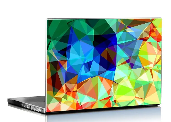 PIXELARTZ Laptop Skins Polygon Camouflage 15.6 Inches Laptop Skins/Stickers for Dell-Lenovo-Acer-HP 15.6 Inches Laptop Skins/Stickers for Dell-Lenovo-Acer-HP
