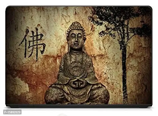 PIXELARTZ Laptop Skin Lord Buddha - 15.6 Inches (3039)-thumb2