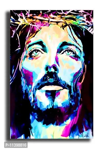 PIXELARTZ Canvas Painting - Lord Saviour Jesus - Religious Modern Art