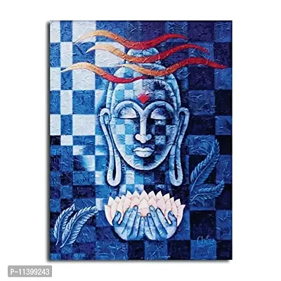 Pixel Artz Canvas Painting - Lord Buddha