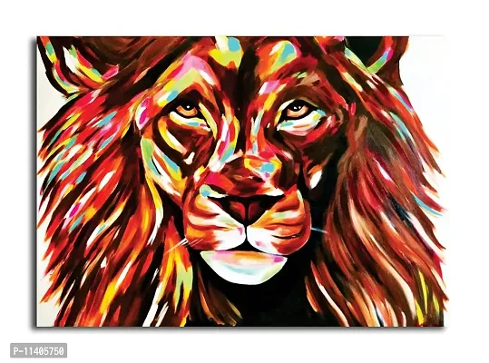 PIXELARTZ Canvas Painting - Lion-thumb0