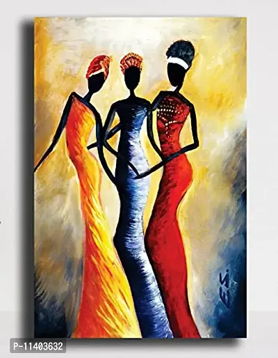 PIXELARTZ Canvas Painting - African Art III